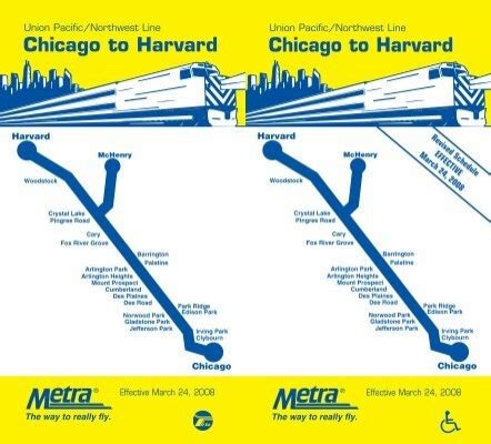 Receive Metras customer newsletter and other Metra news. . Harvard to chicago metra schedule